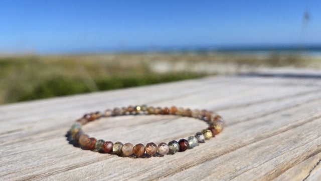 Faceted 2x4mm Natural Mixed Multicolor Gemstone Rondelle Loose Beads
