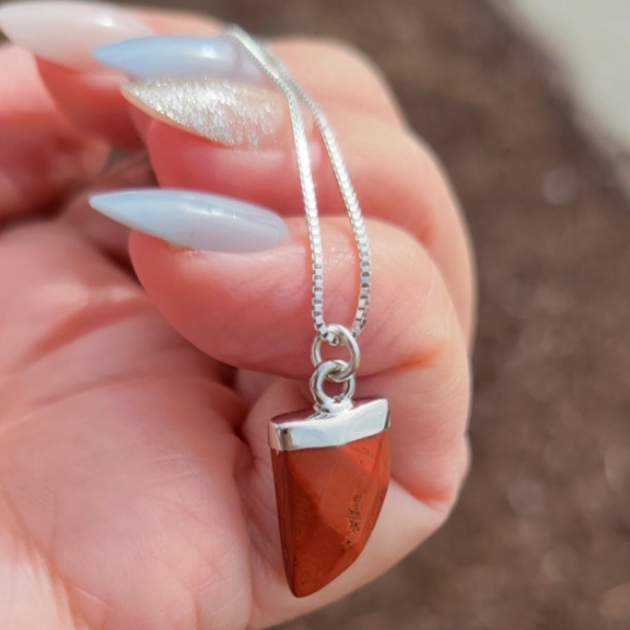 Red Jasper Sterling Silver 18